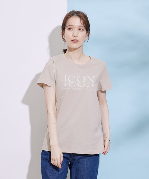 Jayro（ジャイロ）の「フロッキープリントTシャツ（Tシャツ/カットソー・レディース・ホワイト/グレー系その他/ブラック/ブラック系その他・FREE）」の11枚目の写真