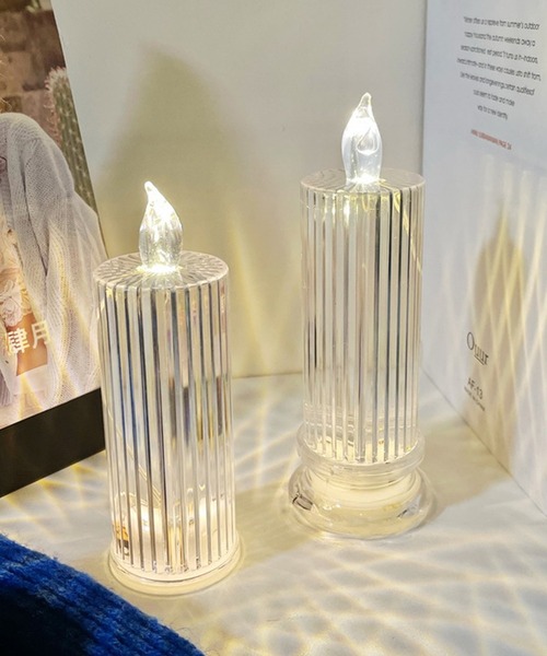 aimoha（アイモハ）の「ロマンティックなキャンドル型ライト（照明・レディース・ホワイト/レインボー/クリア・FREE）」の8枚目の写真