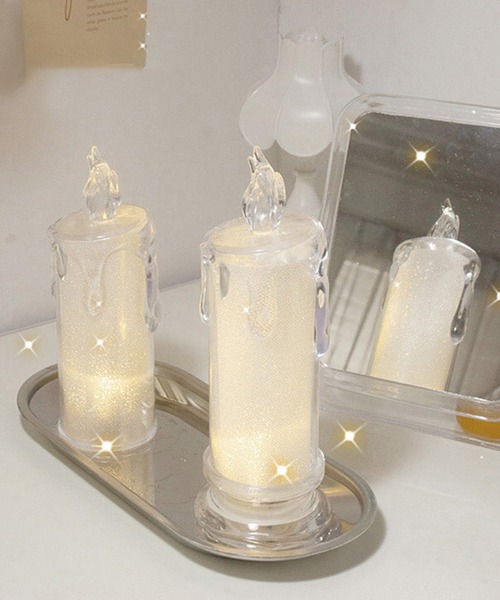 aimoha（アイモハ）の「ロマンティックなキャンドル型ライト（照明・レディース・ホワイト/レインボー/クリア・FREE）」の11枚目の写真