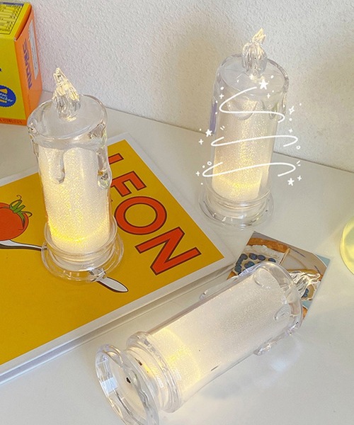 aimoha（アイモハ）の「ロマンティックなキャンドル型ライト（照明・レディース・ホワイト/レインボー/クリア・FREE）」の12枚目の写真