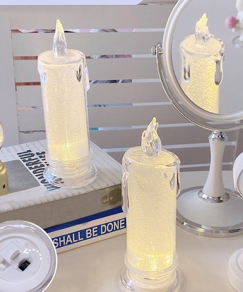 aimoha（アイモハ）の「ロマンティックなキャンドル型ライト（照明・レディース・ホワイト/レインボー/クリア・FREE）」の16枚目の写真