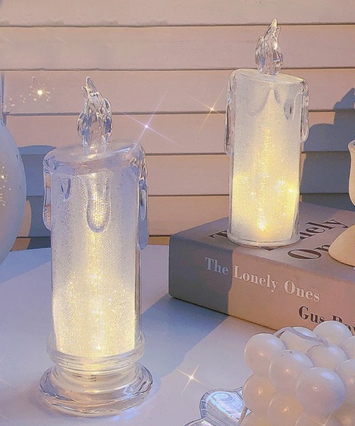 aimoha（アイモハ）の「ロマンティックなキャンドル型ライト（照明・レディース・ホワイト/レインボー/クリア・FREE）」の17枚目の写真