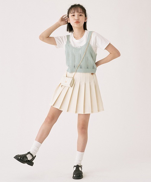 LOVETOXIC(ラブトキシック)の「ニットビスチェインナーSET(ベスト・キッズ・ブラック/ラベンダー/エメラルド・L/M/S/SS)」の16枚目の写真