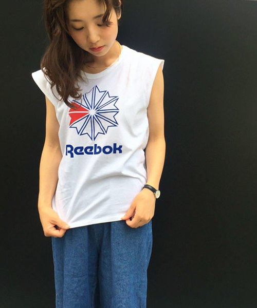 Reebok(リーボック)の「【Reebok×Kastane】ReebokコラボTシャツ(Tシャツ/カットソー・レディース・ネイビー/ホワイト・FREE)」の2枚目の写真