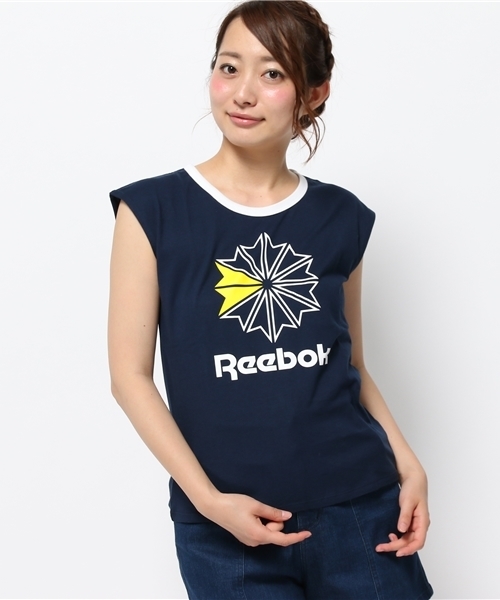 Reebok(リーボック)の「【Reebok×Kastane】ReebokコラボTシャツ(Tシャツ/カットソー・レディース・ネイビー/ホワイト・FREE)」の3枚目の写真