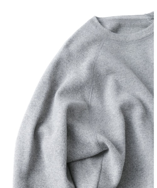 セール】CASHMERE DOUBLE FACE CREWNECK KNIT（ニット/セーター