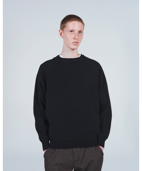 SOPHNET. CASHMERE DOUBLE FACE KNIT サイズL セール】CASHMERE DOUBLE FACE CREWNECK KNIT（ニット/セーター