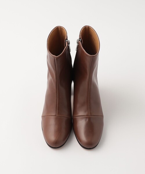 Chloé ブラウン レザー ニット ショートブーツ　新品　未使用　箱付 Chloé ブラウン レザー ニット ショートブーツ 新品 未使用 箱付