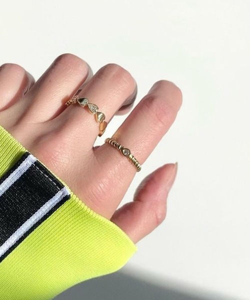 crafty(クラフティー)の「1粒ジルコニアリング(リング・レディース・ゴールド/シルバー・FREE)」の14枚目の写真