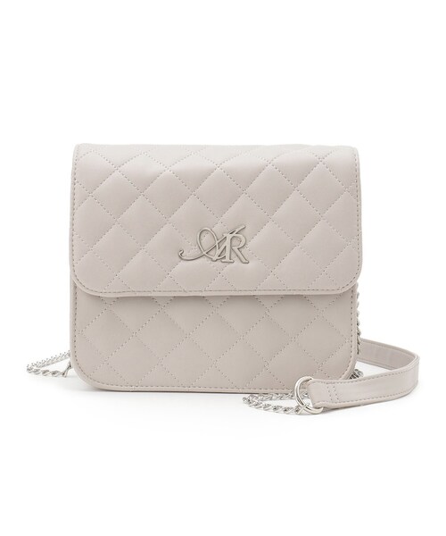 Ober Tashe（オーバータッシェ）の「ロゴ キルトショルダーバッグ（ショルダーバッグ・レディース・グレー/ブラック系8/ブルー系その他/ピンク系/ブラック・FREE）」の7枚目の写真