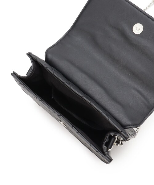 Ober Tashe（オーバータッシェ）の「ロゴ キルトショルダーバッグ（ショルダーバッグ・レディース・グレー/ブラック系8/ブルー系その他/ピンク系/ブラック・FREE）」の11枚目の写真