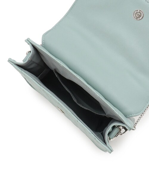 Ober Tashe（オーバータッシェ）の「ロゴ キルトショルダーバッグ（ショルダーバッグ・レディース・グレー/ブラック系8/ブルー系その他/ピンク系/ブラック・FREE）」の13枚目の写真