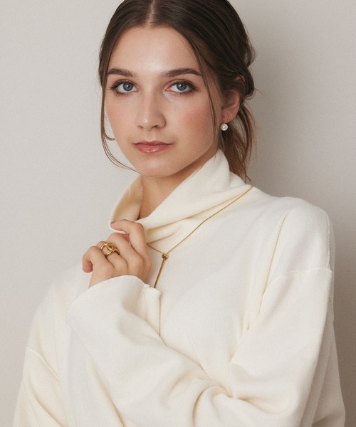 CENE（セネ）の「【CENE】セネ/パールフレンチピアス（ピアス（両耳用）・レディース・ゴールド/シルバー・FREE）」の3枚目の写真