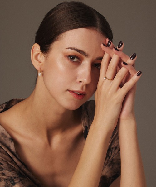 CENE（セネ）の「【CENE】セネ/パールフレンチピアス（ピアス（両耳用）・レディース・ゴールド/シルバー・FREE）」の8枚目の写真