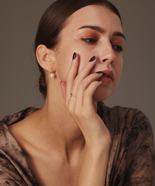 CENE（セネ）の「【CENE】セネ/パールフレンチピアス（ピアス（両耳用）・レディース・ゴールド/シルバー・FREE）」の9枚目の写真