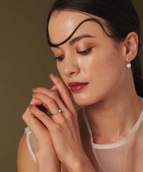 CENE（セネ）の「【CENE】セネ/パールフレンチピアス（ピアス（両耳用）・レディース・ゴールド/シルバー・FREE）」の16枚目の写真