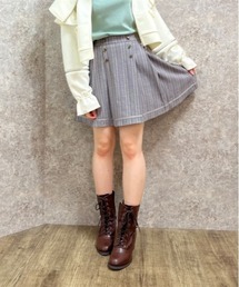 ダブルボタンタックキュロット