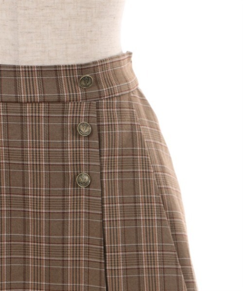 axes femme（アクシーズファム）の「ダブルボタンタックキュロット（その他パンツ・レディース・ブラウン/ブラック/グレー・FREE）」の7枚目の写真