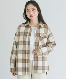 coca（coca）（コカ）の「起毛オーバーサイズチェックジャケット（その他アウター）」