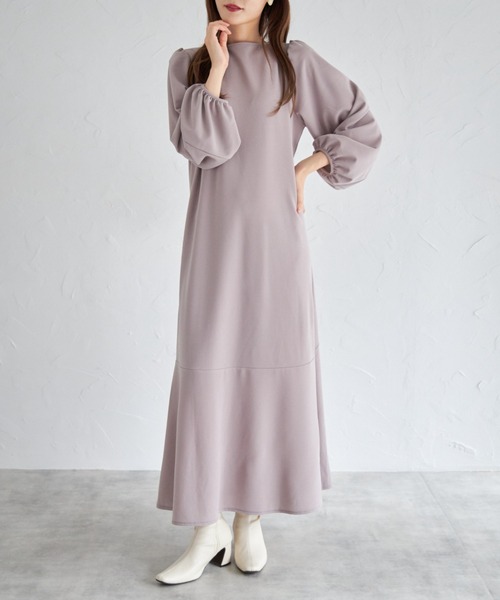 tocco closet（トッコ　クローゼット）の「【ZOZO限定】リボン付きＶネックワンピース（ワンピース・レディース・アイボリー/ブラック/ピンク系その他・M）」の19枚目の写真