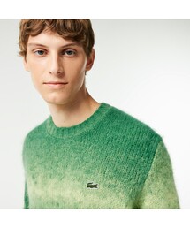 LACOSTE - ラコステ　ボーダーニット ボーダーシャギーニットセーター AH2915 - ラコステ（LACOSTE