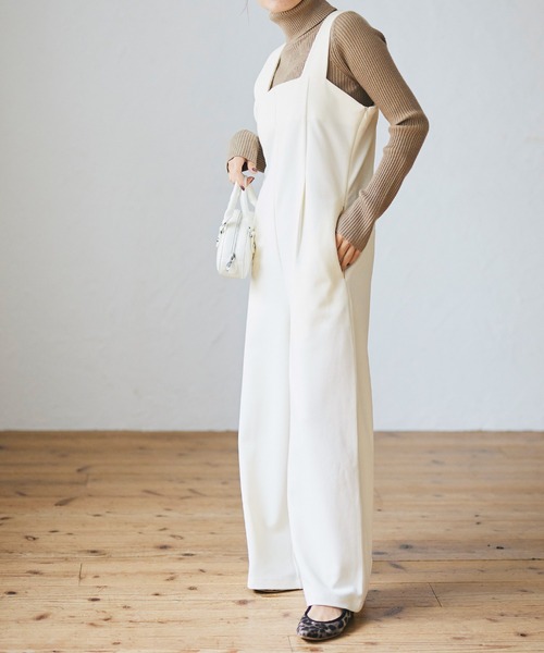 coca（coca）（コカ）の「裏起毛カットカルゼタックサロペット