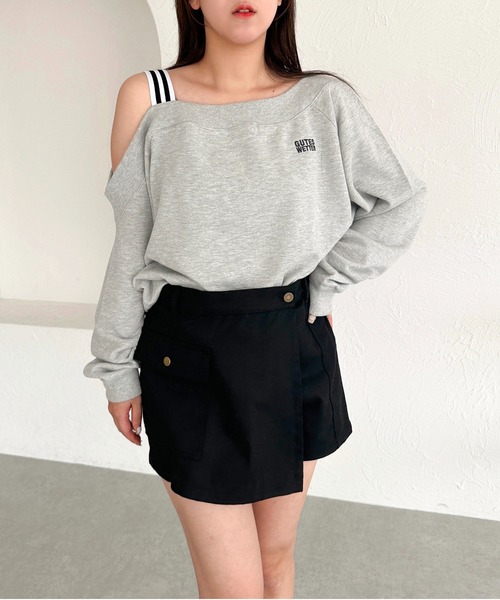 apres jour mignon(アプレジュールミニョン)の「ツイルカーゴミニスカパン【ZOZOTOWN限定アイテム】(スカート・レディース・グレー/カーキ/ブラック・X-LARGE/MEDIUM/SMALL)」の12枚目の写真