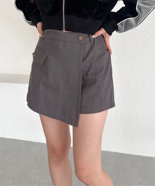 apres jour mignon(アプレジュールミニョン)の「ツイルカーゴミニスカパン【ZOZOTOWN限定アイテム】(スカート・レディース・グレー/カーキ/ブラック・X-LARGE/MEDIUM/SMALL)」の17枚目の写真