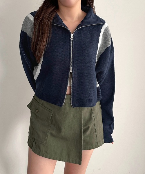 apres jour mignon(アプレジュールミニョン)の「ツイルカーゴミニスカパン【ZOZOTOWN限定アイテム】(スカート・レディース・グレー/カーキ/ブラック・X-LARGE/MEDIUM/SMALL)」の6枚目の写真