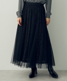 Editt by YECCA VECCA | スパンコール×チュールスカート(スカート)