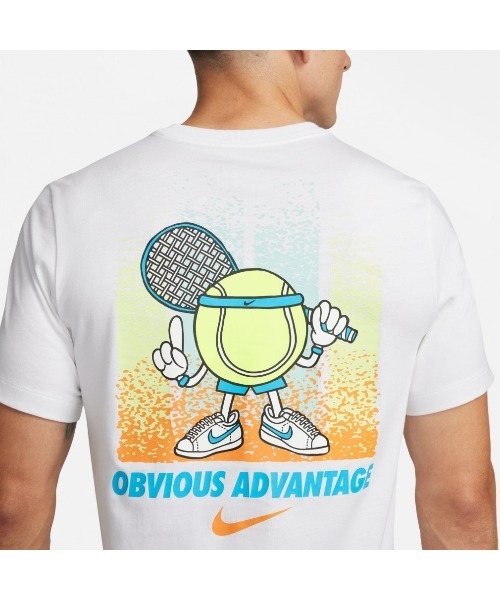 NIKE(ナイキ)の「《NIKEアパレル》コートCOURTオープンHO23S/STシャツ(Tシャツ/カットソー・メンズ・ブラック系その他/ホワイト系その他・M/XL/S/L)」の8枚目の写真