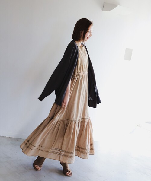 B:MING by BEAMS（ビーミングバイビームス）の「【冷房対策】B:MING by BEAMS / シアー ビッグ カーディガン（カーディガン/ボレロ・レディース・ブラック系その他4/ブラウン系その他3/オフホワイト/ブルー系その他2・ONE SIZE）」の19枚目の写真