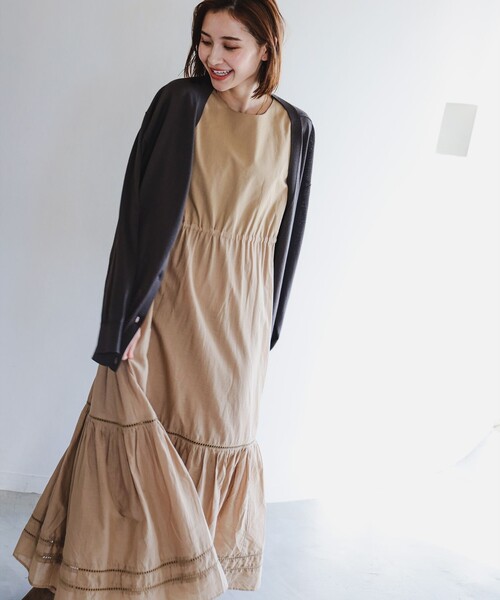 B:MING by BEAMS（ビーミングバイビームス）の「【冷房対策】B:MING by BEAMS / シアー ビッグ カーディガン（カーディガン/ボレロ・レディース・ブラック系その他4/ブラウン系その他3/オフホワイト/ブルー系その他2・ONE SIZE）」の20枚目の写真