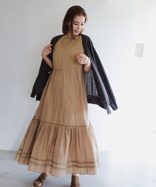 B:MING by BEAMS（ビーミングバイビームス）の「【冷房対策】B:MING by BEAMS / シアー ビッグ カーディガン（カーディガン/ボレロ・レディース・ブラック系その他4/ブラウン系その他3/オフホワイト/ブルー系その他2・ONE SIZE）」の21枚目の写真