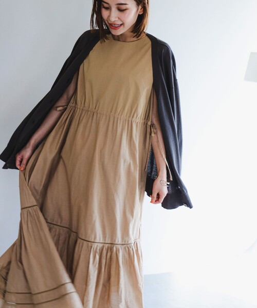 B:MING by BEAMS（ビーミングバイビームス）の「【冷房対策】B:MING by BEAMS / シアー ビッグ カーディガン（カーディガン/ボレロ・レディース・ブラック系その他4/ブラウン系その他3/オフホワイト/ブルー系その他2・ONE SIZE）」の22枚目の写真