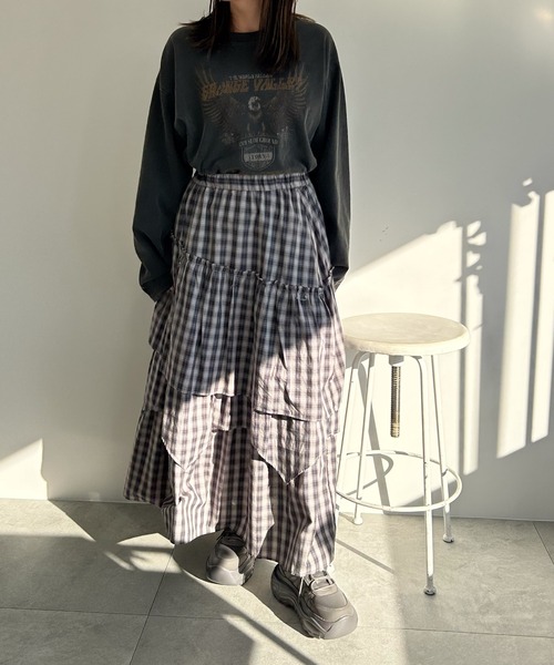 WEGO（ウィゴー）の「WEGO/ボリュームソールラウンドスニーカー（スニーカー・レディース・ブラック/ホワイト/グレー・MEDIUM/LARGE）」の13枚目の写真