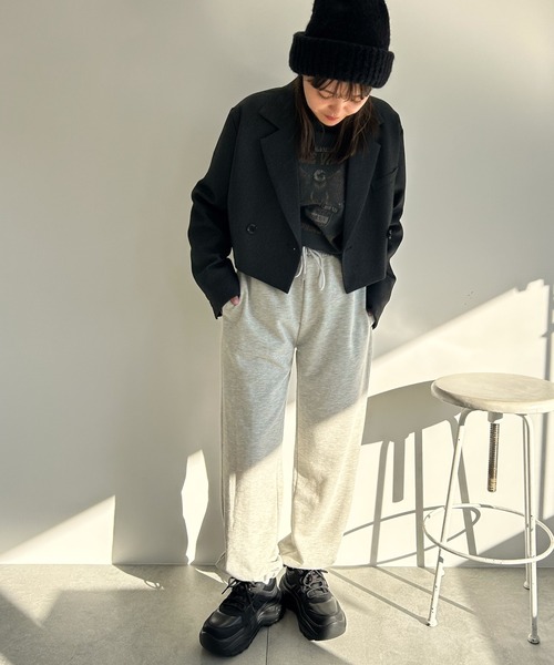 WEGO（ウィゴー）の「WEGO/ボリュームソールラウンドスニーカー（スニーカー・レディース・ブラック/ホワイト/グレー・MEDIUM/LARGE）」の14枚目の写真