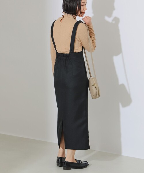 B:MING by BEAMS(ビーミングバイビームス)の「B:MING by BEAMS / ベイカー ジャンパースカート(スカート・レディース・ブラック/ブラウン・MEDIUM/SMALL)」の5枚目の写真