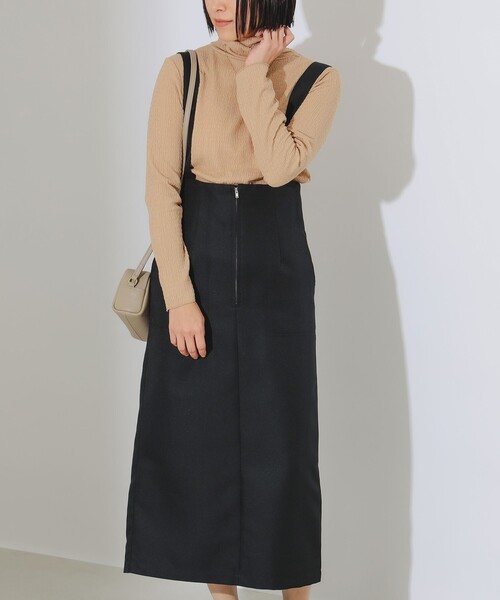 B:MING by BEAMS(ビーミングバイビームス)の「B:MING by BEAMS / ベイカー ジャンパースカート(スカート・レディース・ブラック/ブラウン・MEDIUM/SMALL)」の7枚目の写真