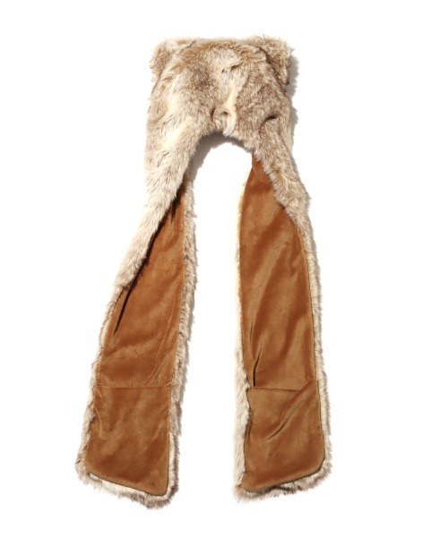 ANNA SUI NYC（アナ スイ エヌ ワイ シー）の「ANNA SUI NYC アニマル フードマフラー 【SP】（マフラー・レディース・キャメル/ピンク/ブラック・FREE）」の9枚目の写真