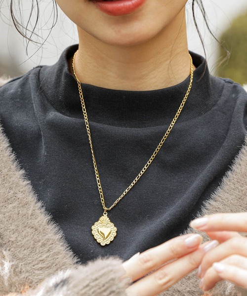 アクセサリー niko niko and（ニコアンド）の「ステンレスハートバリエーション