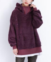 n'OrLABEL | 『スタンドジップ付きボアパーカー』(パーカー)