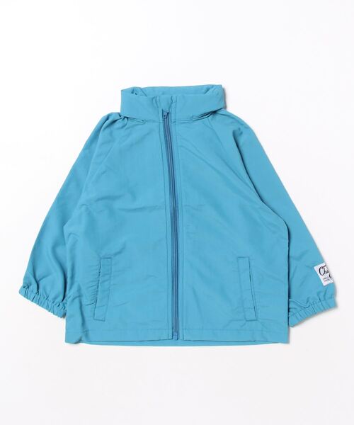 b・ROOM（ビールーム）の「【撥水加工】エブリデイマウンテンパーカ（収納袋付き）（ブルゾン・キッズ・プラム/ラベンダー/ベージュ/グリーン/チャコール/ピンク/ライム/キャメル/ターコイズブルー/ライトブルー・100cm/110cm/130cm/140cm/120cm）」の19枚目の写真