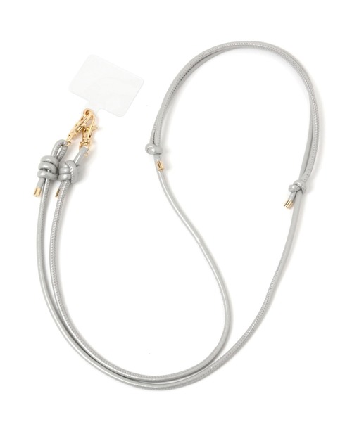 GLOBAL WORK（グローバルワーク）の「スライド合皮スマホショルダー/991517（スマホグッズ・レディース・グレイッシュベージュ/ブラック/ベージュ/シルバー/ホワイト系その他/ブラウン系その他・FREE）」の6枚目の写真