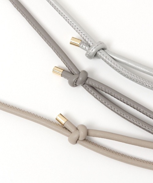 GLOBAL WORK（グローバルワーク）の「スライド合皮スマホショルダー/991517（スマホグッズ・レディース・グレイッシュベージュ/ブラック/ベージュ/シルバー/ホワイト系その他/ブラウン系その他・FREE）」の9枚目の写真