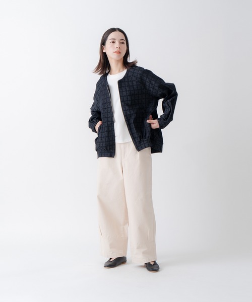 Kelen(ケレン)の「「KELEN/ケレン」ジャカードノーカラージャケット(ノーカラージャケット・レディース・グリーン/ブラック/オフホワイト・M/S)」の14枚目の写真