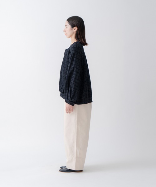 Kelen(ケレン)の「「KELEN/ケレン」ジャカードノーカラージャケット(ノーカラージャケット・レディース・グリーン/ブラック/オフホワイト・M/S)」の21枚目の写真