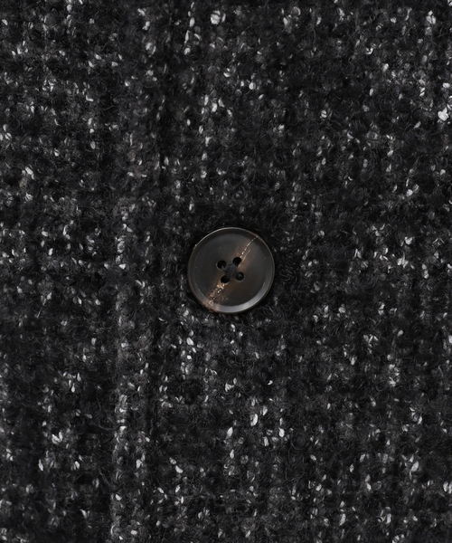 EDIFICE LA BOUCLE（エディフィスラブークル）の「【LA BOUCLE / ラブ―クル】リング ツイード ジャコット（テーラードジャケット・メンズ・ブラック・2/3）」の18枚目の写真