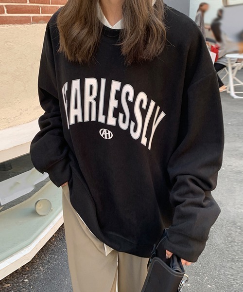 Miniministore(ミニミニストア)の「BF風トレーナー 体型カバー スウェット(スウェット・レディース・ホワイト/ブラック/ライトグレー・フリー)」の18枚目の写真