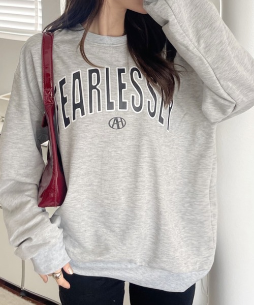 Miniministore(ミニミニストア)の「BF風トレーナー 体型カバー スウェット(スウェット・レディース・ホワイト/ブラック/ライトグレー・フリー)」の10枚目の写真